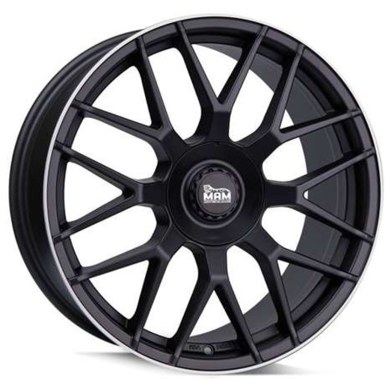Janta aliaj MAM Leichtmetallräder GT1 10.0x22 5x120 ET40 MBLP - Matt Black Lip Polish