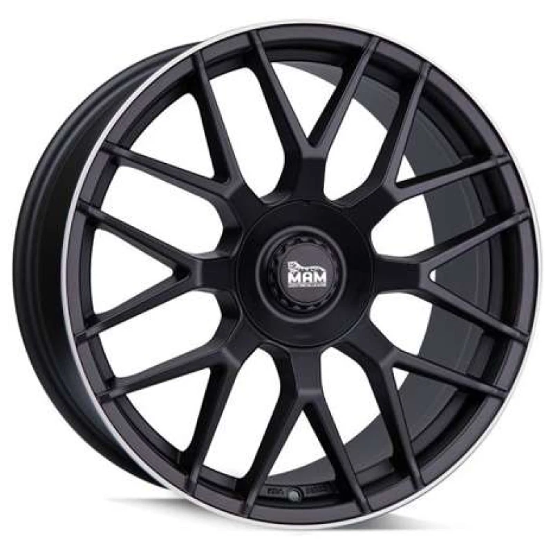 Janta aliaj MAM Leichtmetallräder GT1 10.0x22 5x130 ET40 MBLP - Matt Black Lip Polish