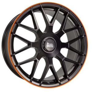 Janta aliaj MAM Leichtmetallräder GT1 8.5x19 5x108 ET45 MBLO - Matt black lip orange