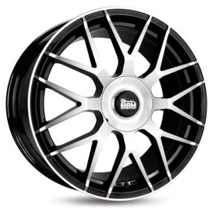 Janta aliaj MAM Leichtmetallräder GT1 8.5x20 5x112 ET45 BFP - Black Front Polished