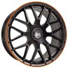 Janta aliaj MAM Leichtmetallräder GT1 9.5x19 5x112 ET42 MBLO - Matt black lip orange