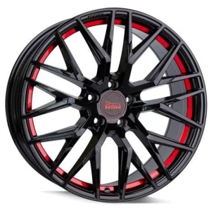 Janta aliaj MAM Leichtmetallräder RS4 8.5x19 5x108 ET45 BPRI - Black Painted Red Inside