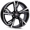 Janta aliaj MAM Leichtmetallräder RS5 8.5x19 5x108 ET45 BFP - Black Front Polished