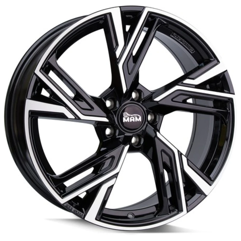 Janta aliaj MAM Leichtmetallräder RS5 8.5x19 5x108 ET45 BFP - Black Front Polished