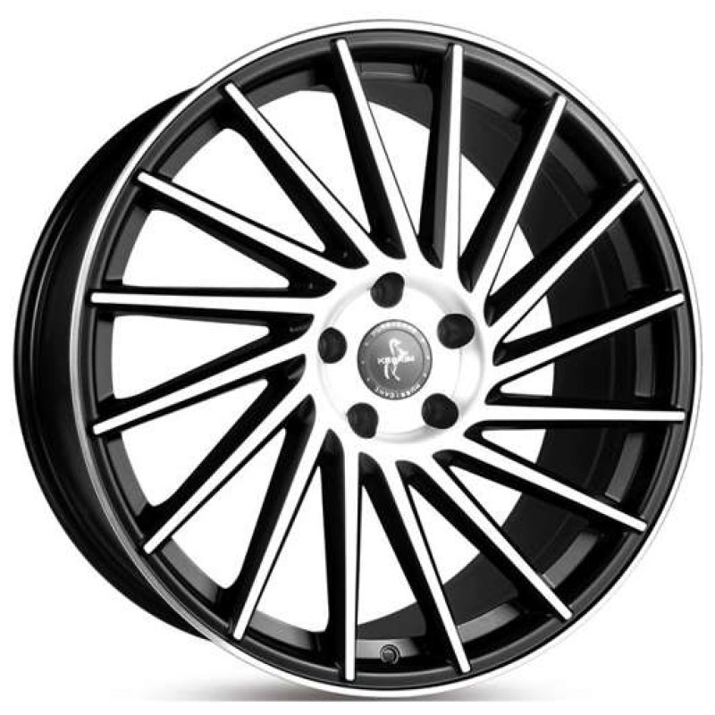 Janta aliaj Keskin Tuning KT17 11.0x21 5x120 ET38 MBFP - Matt Black Front Polished