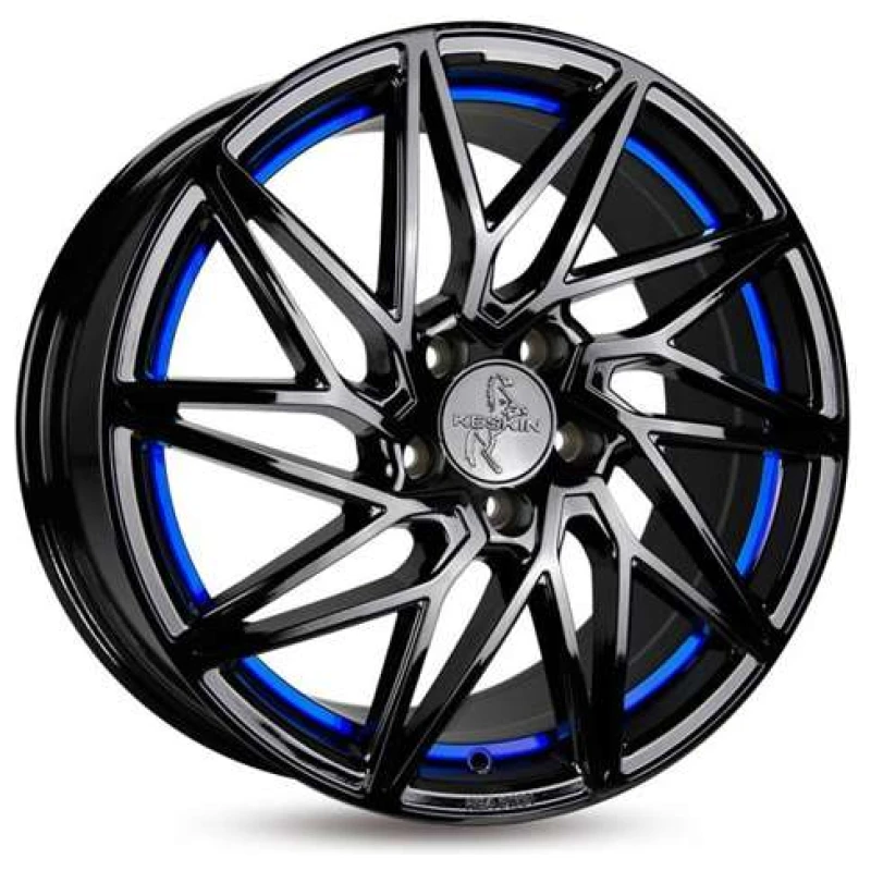 Janta aliaj Keskin Tuning KT20 8.0x18 5x112 ET45 BPBI - Black Painted Blue Inside