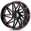 Janta aliaj Keskin Tuning KT20 8.0x18 5x112 ET45 BPRI - Black Painted Red Inside