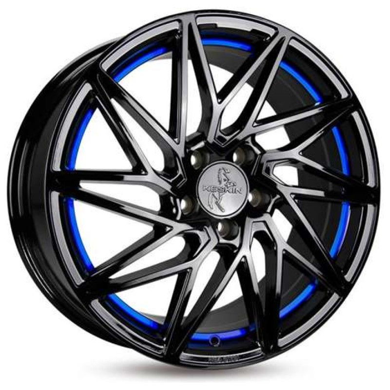 Janta aliaj Keskin Tuning KT20 8.5x19 5x112 ET45 BPBI - Black Painted Blue Inside