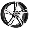 Janta aliaj Carmani 16 Anton 7.5x17 5x120 ET37 BP - black polish