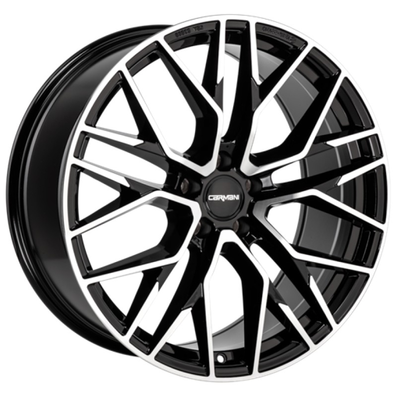 Janta aliaj Carmani 20 Ludwig 9.0x20 5x120 ET45 BP - black polish