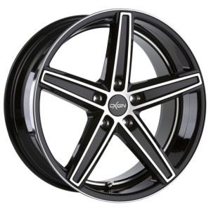 Janta aliaj Oxigin 18 Concave 10.5x20 5x108 ET40 BFP - black full polish