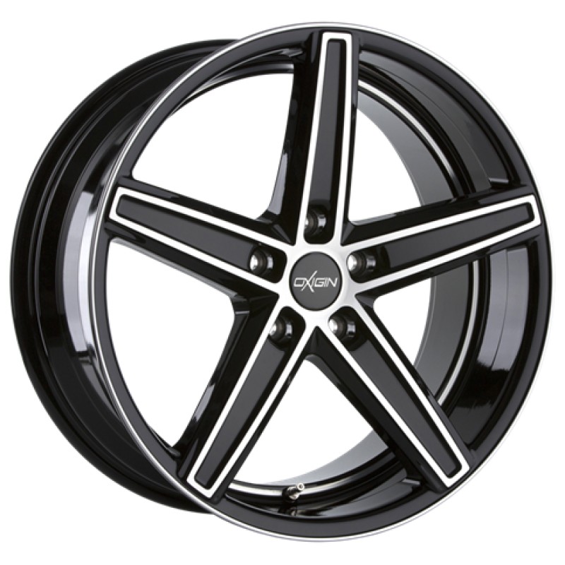 Janta aliaj Oxigin 18 Concave 10.5x21 5x112 ET52 BFP - black full polish