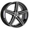 Janta aliaj Oxigin 18 Concave 9.5x19 5x130 ET44 BFP - black full polish