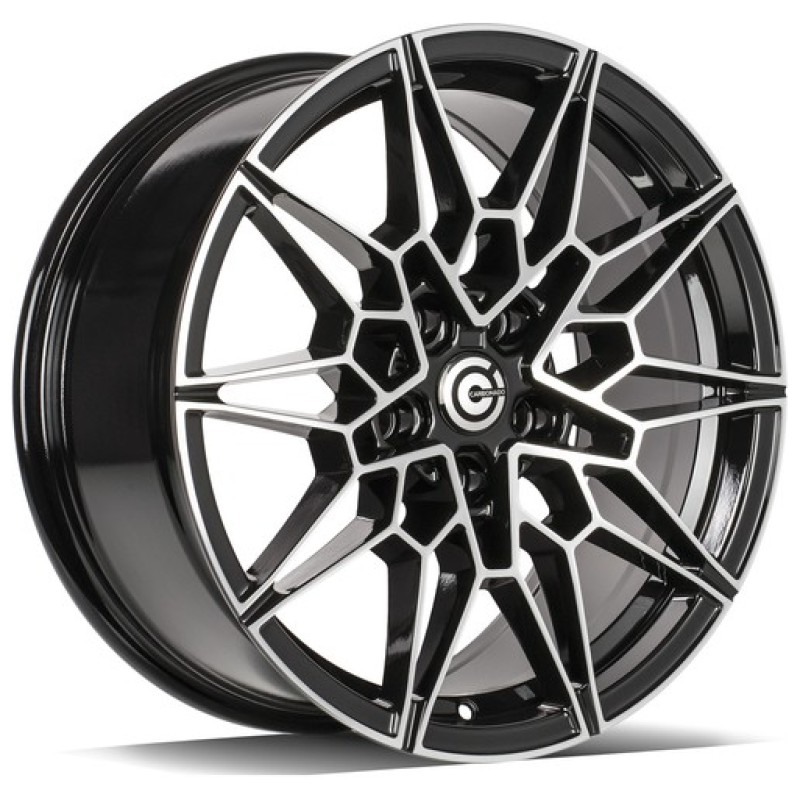 Janta aliaj Carbonado Solid 8.0x19 5x112 ET28 BFP - Black Front Polished