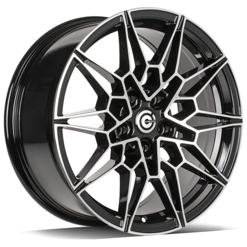 Janta aliaj Carbonado Solid 8.0x19 5x112 ET28 BFP - Black Front Polished