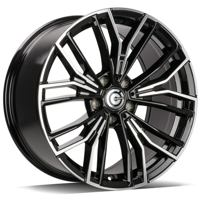 Janta aliaj Carbonado Yankee 8.0x19 5x112 ET28 BFP - Black Front Polished