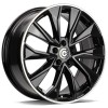 Janta aliaj Carbonado Gasworks 7.0x17 5x100 ET40 BGLP - Black Glossy Lip Polished