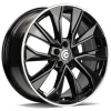 Janta aliaj Carbonado Gasworks 7.0x17 5x100 ET40 BGLP - Black Glossy Lip Polished