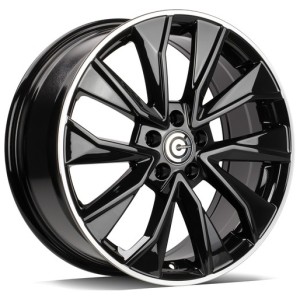 Janta aliaj Carbonado Gasworks 7.0x17 5x100 ET40 BGLP - Black Glossy Lip Polished