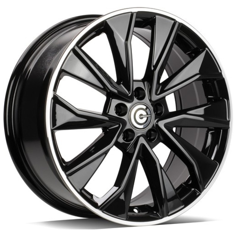 Janta aliaj Carbonado Gasworks 7.0x17 5x100 ET40 BGLP - Black Glossy Lip Polished