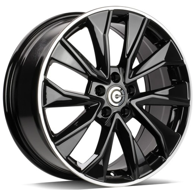 Janta aliaj Carbonado Gasworks 7.0x17 5x100 ET40 BGLP - Black Glossy Lip Polished