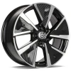 Janta aliaj Carbonado Montpellier 7.0x17 5x108 ET45 BFP - Black Front Polished