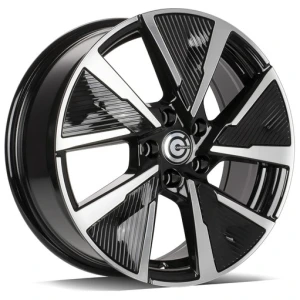 Janta aliaj Carbonado Montpellier 7.0x17 5x108 ET45 BFP - Black Front Polished