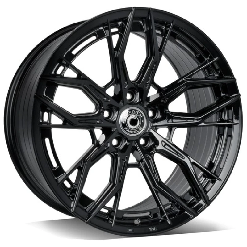 Janta aliaj Wrath Wheels WF-15 8.0x18 5x112 ET38 BLK - Black Glossy