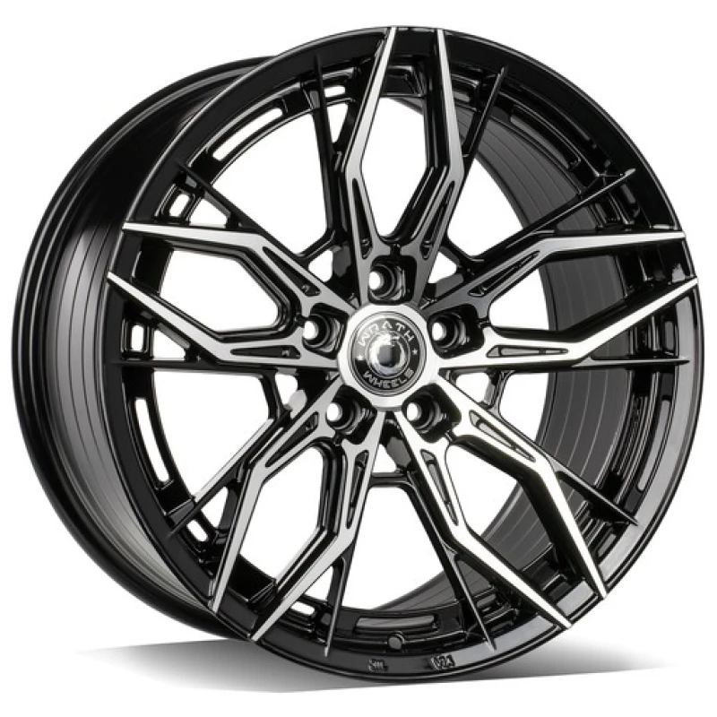 Janta aliaj Wrath Wheels WF-15 9.5x19 5x120 ET38 BP - Black polished