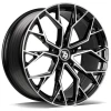 Janta aliaj seventy9 SCF-H 9.5x21 5x112 ET25 BFP - Black Front Polished