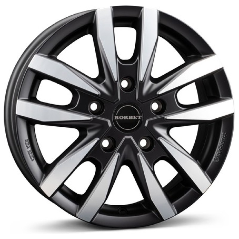 Janta aliaj Borbet CW5 6.5x16 5x160 ET60 BPM - black polished matt