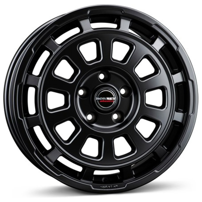 Janta aliaj Borbet CW7 7.0x17 5x112 ET45 BM - Black matt