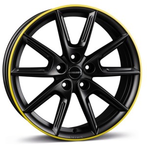 Janta aliaj Borbet LX19 8.0x19 5x112 ET50 BMRY - Black Matt Rim Yellow