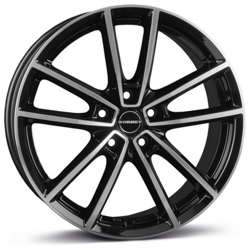 Janta aliaj Borbet W 8.5x21 5x112 ET45 BPG - Black polished glossy