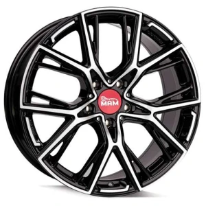 Janta aliaj MAM Leichtmetallräder B4 8.5x19 5x120 ET50 BFP - Black Front Polish