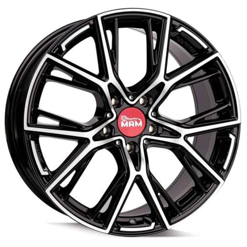 Janta aliaj MAM Leichtmetallräder B4 8.5x19 5x120 ET50 BFP - Black Front Polish