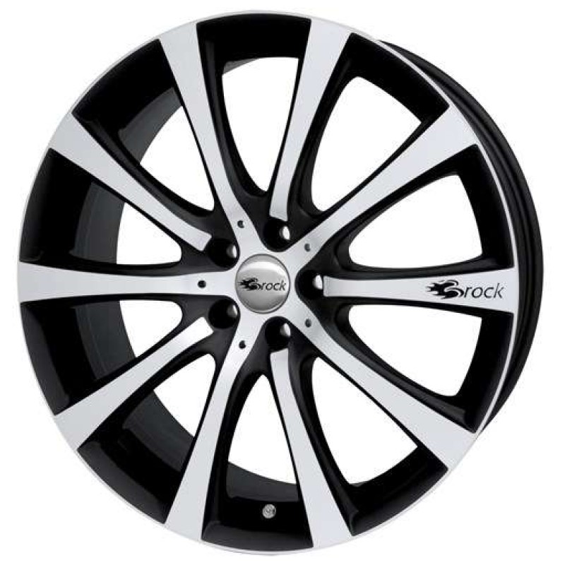 Janta aliaj Brock B21 8.0x19 5x130 ET35 SMVP - Schwarz-Matt Front-Poliert