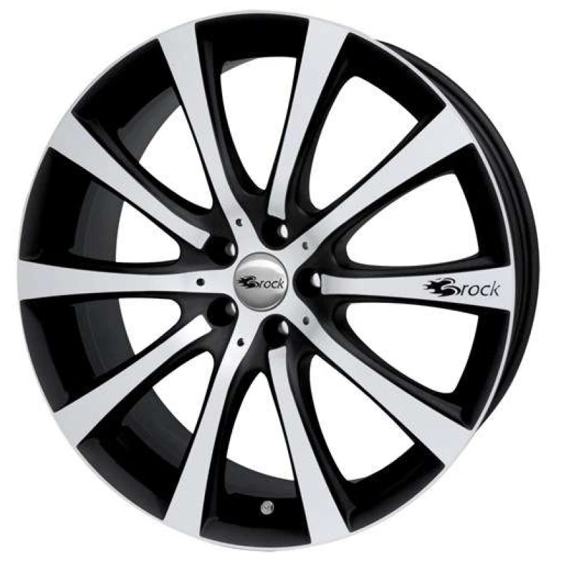 Janta aliaj Brock B21 8.0x19 5x130 ET35 SMVP - Schwarz-Matt Front-Poliert