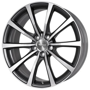 Janta aliaj Brock B32 8.5x19 5x108 ET45 HGVP - Himalaya-Grey Front-Poliert