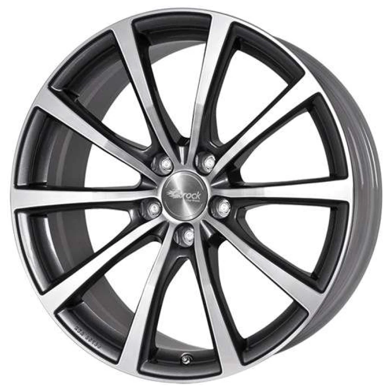 Janta aliaj Brock B32 7.5x18 5x108 ET50 HGVP - Himalaya-Grey Front-Poliert