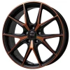 Janta aliaj Brock B40 8.0x19 5x112 ET50 BOM - Black Orange Matt