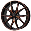Janta aliaj Brock B40 8.0x19 5x112 ET40 BOM - Black Orange Matt