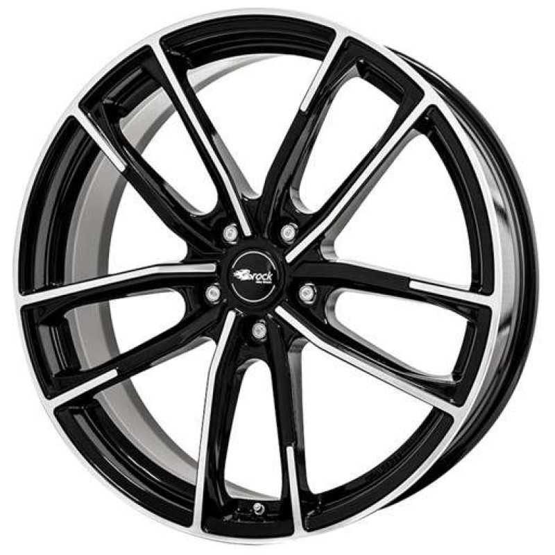Janta aliaj Brock B38 8.0x18 5x112 ET40 SGVP - Schwarz Front-Poliert
