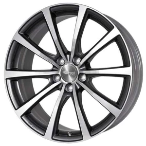 Janta aliaj Brock B32 8.5x19 5x120 ET50 HGVP - Himalaya-Grey Front-Poliert