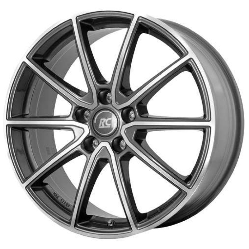 Janta aliaj RC-DESIGN RC32 8.5x19 5x112 ET40 HGVP - Himalaya-Grey Front-Poliert