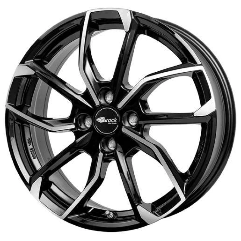 Janta aliaj RC-DESIGN RC34 6.5x17 4x100 ET43 SGVP - Schwarz Front-Poliert