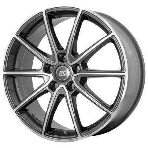 Janta aliaj RC-DESIGN RC32 7.5x17 5x100 ET48 HGVP - Himalaya-Grey Front-Poliert