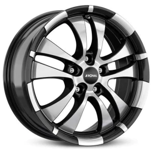 Janta aliaj Ronal R59 7.0x16 5x100 ET38 JBF - Jetblack-Frontkopiert