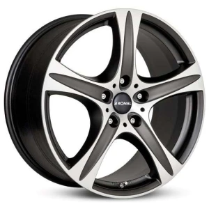 Janta aliaj Ronal R55 9.0x19 5x120 ET40 MBF - Mattschwarz-Frontkopiert