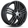 Janta aliaj Ronal R57 7.5x17 5x105 ET42 MBF - Mattschwarz-Frontkopiert